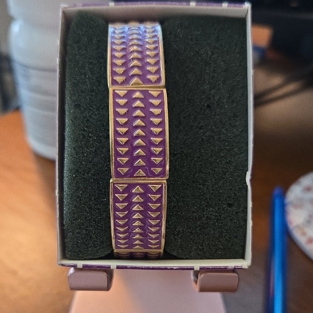 Purple and Gold Bracelet, Orignal Box